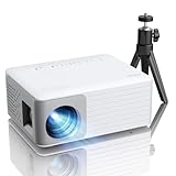 Mini Beamer, AKIYO O1 Beamer Klein Full HD 1080P Unterstützt mit 50% Zoom,...