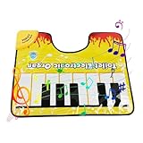 WC-Matten für Badezimmer – Klavier-Bodenmatte, WC, kreativer Zehenklopf, Musiktastatur,...