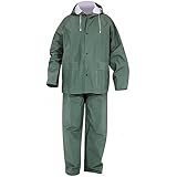 SANJORGE FIELD MAKING WASSERANZUG PVC WASSERDICHT POLYESTER TV35 GRÖSSE L, grün, XL...