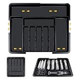 TNOMSNO Besteckkasten für Schubladen, Schubladen Organizer Verstellbarer...