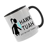 Crealuxe Kaffeetasse - Hawk Tuah - spit on that thang! - Spruchtasse, Bürotasse,...