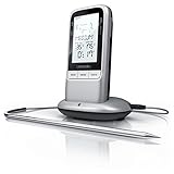 Arendo - Grillthermometer digital Funk Kabellos - Fleischthermometer mit Edelstahlsonde -...