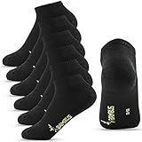 Happy Bavaria 6 Paar Sneakersocken Bambus schwarz Bambussocken Herrensocken...