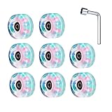 Locisne Rollschuh-Räder mit leuchtenden Quads, leuchtende Speed-Skates Rollen...