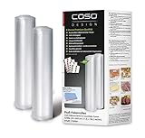 CASO Profi- Folienrollen 30x600 cm / 2 Rollen, für alle Vakuumierer,BPA-frei,sehr stark...