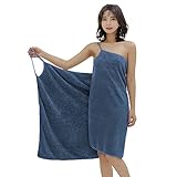SJTJSPX Saunakilt Damen Saunatuch Weich Bademantel Sling Baderock Wrap Tragbar Badetuch...