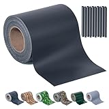Sichtschutzstreifen Zaun 35 m x 19 cm inkl.20 Clips, Sichtschutz Zaunfolie PVC...