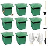 8PCS Schneckenfalle,Bio-Schneckenfallen,Wiederverwendbare...