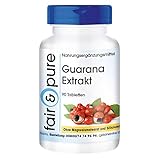 Guarana Extrakt 300mg (4:1) aus 1200mg Guarana - vegan - 90 Guarana-Tabletten - enthält...