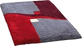 Erwin Müller Badematte Athen, Badteppich, Badvorleger rutschhemmend rot Größe 60x100 cm...