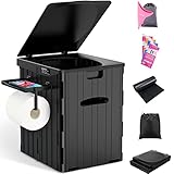 WADEO Tragbare Campingtoilette für Erwachsene, 38 L Mobile Toilette mit 12...