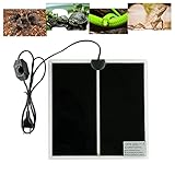FIPASEN Terrarium Heizmatte, Reptil Heizmatten mit Temperaturregelung für...