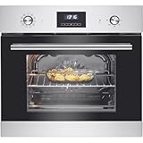 Bomann® Einbaubackofen mit Grill | Heißluft & Ober-/Unterhitze | Backofen 56L | Ofen mit...
