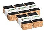 5x Kork-Schleifklötze | mit Kletthaftsystem & abgerundeten Kanten | 12x6x4 cm |...