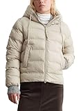 Marc O'Polo Denim Damen Daunenjacke mit Kapuze wasserabweisend, Beige (Pure...