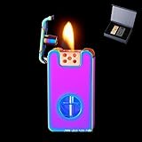 Feuerzeug mit weicher Flamme und sichtbarem Kanister, multifunktionales, sprachgesteuertes...