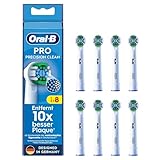 Oral-B Pro Precision Clean Aufsteckbürsten für elektrische Zahnbürste, 8 Stück,...