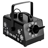 1200W Schneemaschine mit Fernbedienung,Tragbar,ebelmaschine Effektmaschinen...