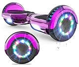 VOUUK Hoberboard 6,5-Zoll-Hoverboard mit zwei Rädern, Mit Bluetooth-Lautsprecher, Mit...