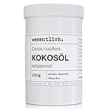Kokosöl kaltgepresst 1000g - reine Pflege für Haut und Haar - ohne Zusätze -...