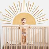 Wandtattoo Kinderzimmer, Sonne Wandsticker Boho Wanddeko Kinderzimmer,...