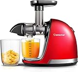 AMZCHEF Entsafter Gemüse und Obst Testsieger - Entsafter Slow Juicer mit...