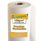 Aquagart Gartenvlies gegen Unkraut 150g /m² I Anti Unkrautvlies wasserdurchlässig I...