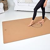 blnk Yogamatte Kork XXL rutschfest, Sportmatte Yoga Matte aus aus natürlichem...
