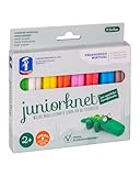 Feuchtmann JUNiORKNET Basic | Knetset 8 x 33g weiche Kinderknete in Stangen | vegane...