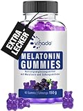 Vihado Melatonin Gummies - so lecker und soft, hochdosiert, zuckerfrei, vegan - besser da...