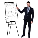 Homewell Whiteboard mit Ständer, höhenverstellbar, 90 x 60 cm, Magnetische Whiteboard,...