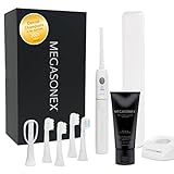 MEGASONEX Ultraschall-Zahnbürste M8 Set - zusätzlich inkl. Zahnpasta,...