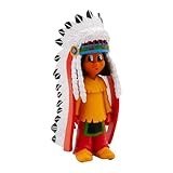 Bullyland 43364 - Spielfigur Indianer Yakari mit abnehmbaren Federschmuck, ca. 10,9 cm,...