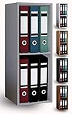 VCM Holz Büro Stand Regal Bücher Ordner Aktenregal Ordnerregal Bücherregal Offas 2f...
