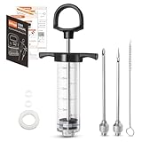 DePango Fleischspritze, Bruchfest Marinadenspritze Fleischinjektor 30ml für...