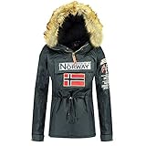 Geographical Norway Parka Damen BOOMERA Navy BLAU L