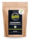 Biotiva Kamillen-Blüten Tee Bio 500g - EU - Anbau - Hochwertigste Bio-Kamillenblüten -...