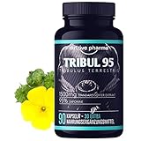 Tribul95 Tribulus Terrestris Kapseln - 95% Saponine - Vegan - Frei von...