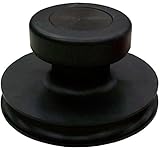 Hochwertige Vollgummi Saugheber mit Knaufgriff Farbe SCHWARZ/Glassauger,...