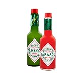 TABASCO® Duo-pack: Original Red Pepper und Green Pepper Sauce - 2 Glasflaschen...