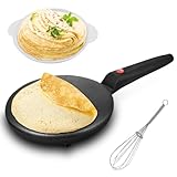 Gohytal Crepes Maker Elektrischer,Antihaft-Pancake Maker,600W Elektrische tragbare...