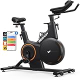 MERACH Heimtrainer Fahrrad mit einstellbarer Neigung ±6° Grad, Leises Ergometer...