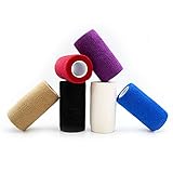 12x Selbstklebender Verband - Selbsthaftende Bandage - Pflaster Rolle - Fingerpflaster -...