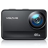 WOLFANG GA400 Action Cam 4K 60FPS Unterwasserkamera WiFi 8M Wasserdicht ohne...