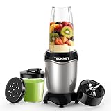 TECKNET Smoothie Maker, 600W Mini Mixer Smoothie Maker mit 4 Edelstahl Blatt,...