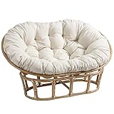 TDHLW Doppel Papasan Cushion Stuhlkissen Groß Hängend/Ei/Schaukel/Hängematte...