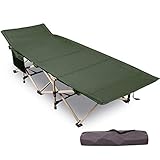 REDCAMP Feldbett Campingbett Kappbar, Max Statische Belastbarkeit 226kg，XXL...