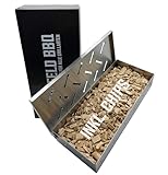 Bergfeld BBQ – Räucherbox inkl. Räucherchips für alle Grillarten – Smokerbox aus...