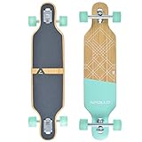 Apollo Longboard Savaii 36' Komplettboard mit High Speed ABEC Kugellagern, Drop Through...