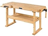 Küpper Hobelbank A-1500, keilgezinktes Buchenleimholz, 350 kg Traglast, inkl. 2...